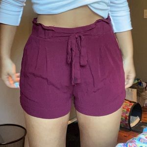 Paper bag shorts